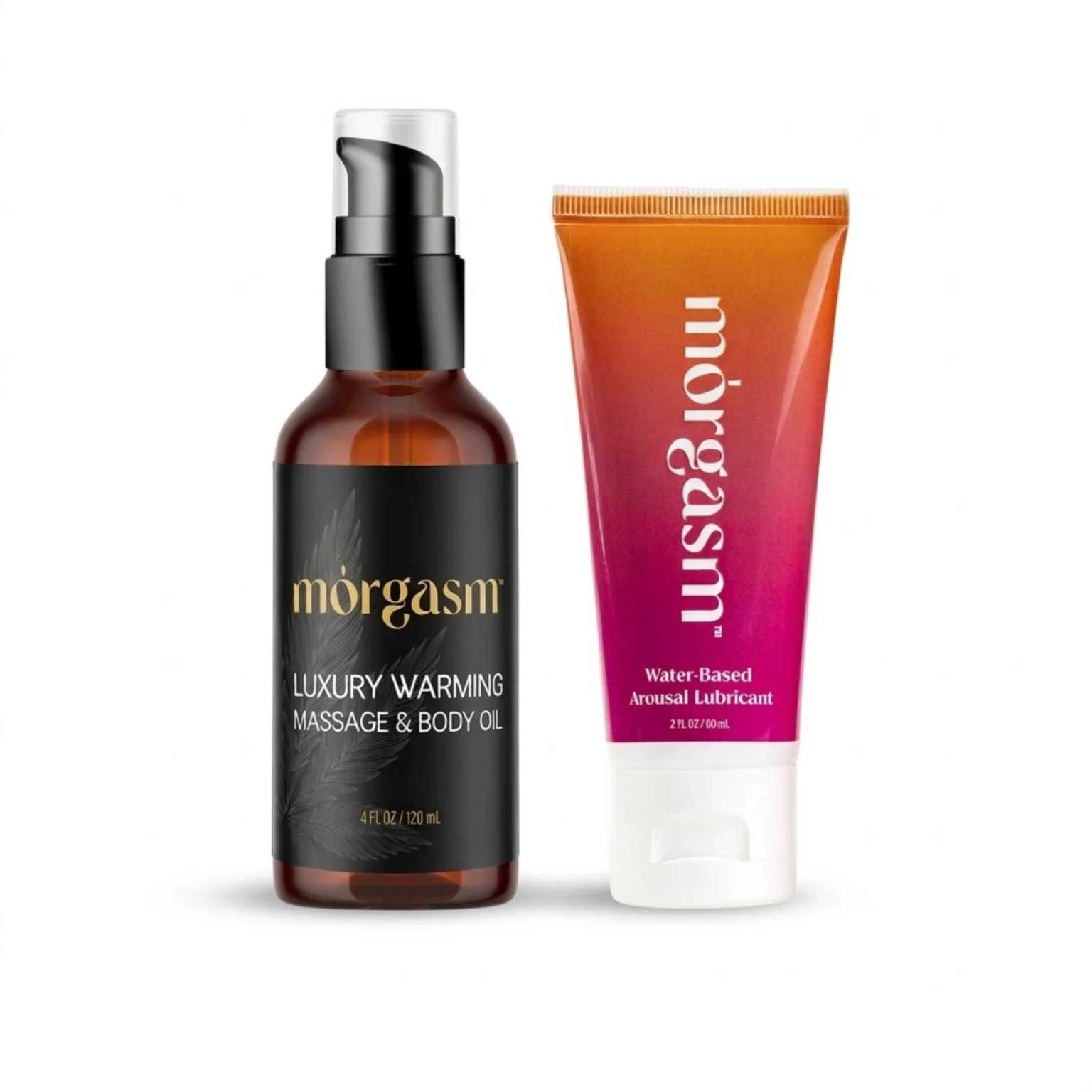 Morgasm nuddolía og Morgasm O sleipiefni